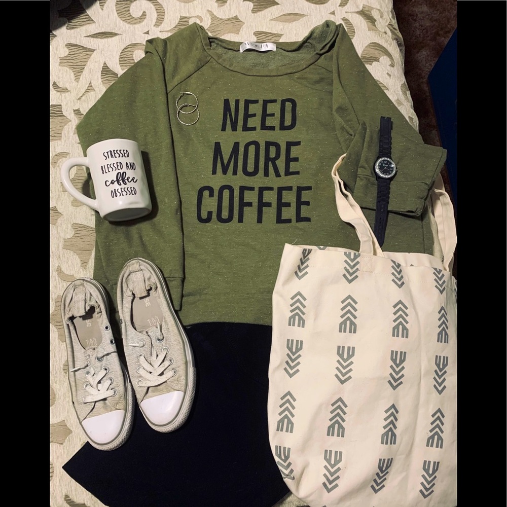 Perfect shirt to run errands in, warm and comfy!!